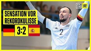 Überraschungssieg gegen den Rekord-Europameister Deutschland - Spanien  Futsal  DAZN Highlights