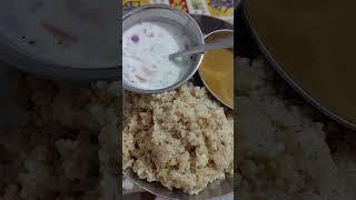 My weight loss dinner looks like daliya with chutney & mix veg raita #shorts #viral #video #trending