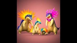 FULL CYNDAQUIL EVOLUTION TEAM  Cyndaquil Quilava Typhlosion Typhlosion-Hisui - SALTY RAGE QUIT