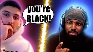 Because youre BLACK  Paranoia Prank EP15 Omegle Trolling