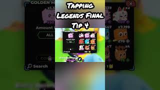 Convert your Pets  TLF Tips 4 #roblox #shorts #tappinglegends #tappinglegendsfinal