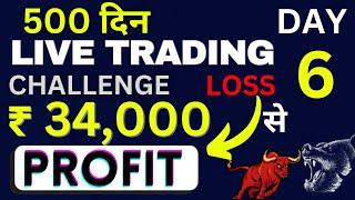 ₹ 34000 ProfitIntraday Live tradingBank nifty live trading Day 6 8 July #trading #stockmarket