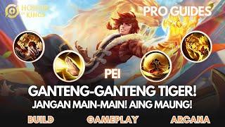 PEI HUMAN SETENGAH MACAN KUAT BANGET DI EARLY GAME JUNGLE MUSUH RATA  Honor of Kings Indonesia