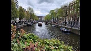 AMSTERDAM evening canal cruise ... 5 mins version .. mind blowing SUNSET