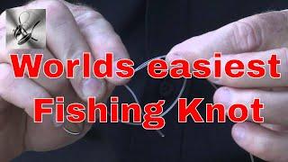 How to tie the Worlds easiest fishing knot  The Hook and The Cook