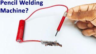 How To Make Pencil Welding Machine At Home With Blade  Diy 12V Welding Machine