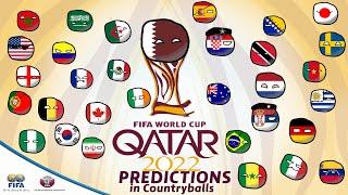 2019 Predictions World Cup 2022 Predictions with Countryballs