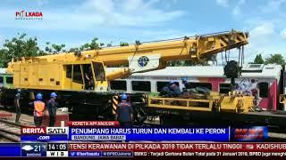 3 Gerbong KA Argo Parahyangan Anjlok di Stasiun Bandung