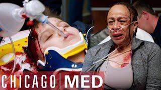 Miss Goodwin involved in car crash with a young boy  Chicago Med