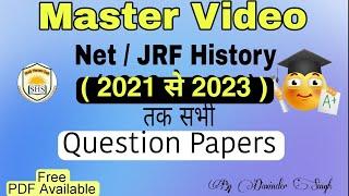Net JRF History Previous Years Question Papers  2021 2022  2023  ugc net history paper