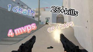 Counter Blox gameplay 25+kills 1 death 4mvps Op 1 taps