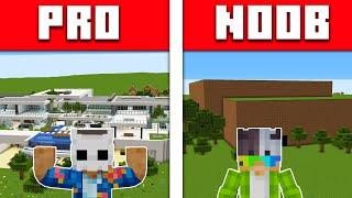 PRO vs NOOB GÜVENLİKLİ EN BÜYÜK EV YAPI KAPIŞMASI