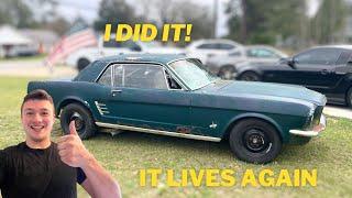 Rowdy V8 4-Speed 66 Mustang LIVES