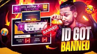 GARENA FREE FIRE BANNED MY GLOBAL TOP 1 ID