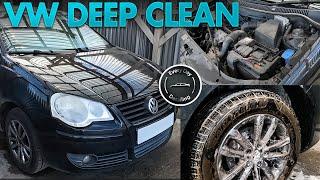 Surviving the filth VW Polo deep clean Satisfying before and after.