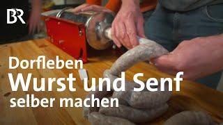 Wurst und Senf selbergemacht Bayerisches Weihnachtsessen  Zwischen Spessart und Karwendel  BR