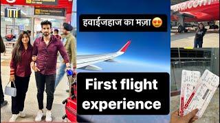 Hum to चले ️  Delhi to GOA  First experience in flight  HUNNY HOODA #himmihunny #travel