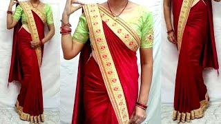 border saree draping for beginners  how to wear saree #how to wear saree for beginners