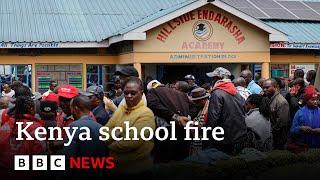 Days of mourning declared in Kenya after fatal school fire  BBC News