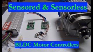 How to Connect a Brushless DC Motor 36V 500W BLDC to Sensored & Sensorless Controllers 2021