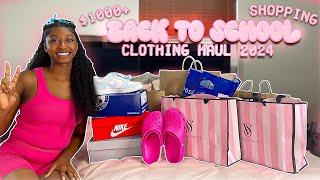 BACK TO SCHOOL CLOTHING HAUL 2024  $1000+ BACK TO SCHOOL CLOTHING HAUL