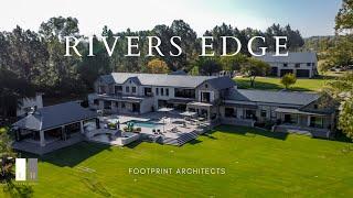 Inside a Modern Farmhouse Mansion With Views of The Vaal River  Luxury House Tour