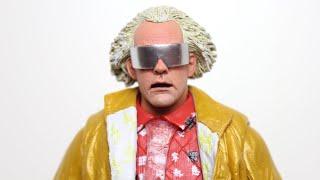 NECA Back to the Future part II ULTIMATE DOC BROWN figure review