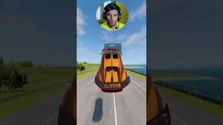 Cars Jumping Competition   BeamNG.drive #shorts