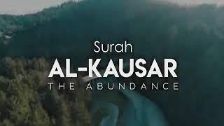 Surah Kausar beautiful recitation 