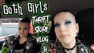 Goth Girls Thrift Store Vlog & Haul 8  Madame Absinthe