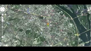 Виртуальное путешествие на спутниковой карте Google