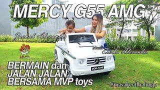  MOB1040  Bemain dan jalan jalan bersama Mercy G55 AMG Mainan Anak Mobil Aki MVP