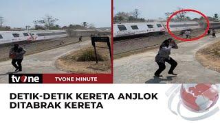 Usai Anjlok KA Argo Semeru Sempat Ditabrak oleh Kereta Api yang Melintas  tvOne Minute