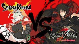 SK Cutscene Comparison Estival Versus vs. Burst ReNewal - Naraku & Kagura