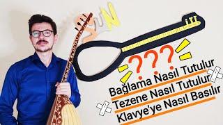 DİKKAT Bağlama Nasıl Tutulur??? Acaba Doğru Tutuyormusun? Tezene TutuşKlavyeye Basış #bağlama