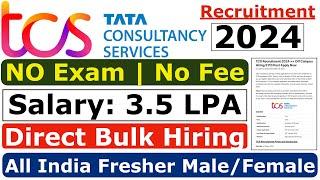 TCS Recruitment 2024 TCS hiring Freshers  Latest Hiring  TCS JOBS  OFF Campus Placements