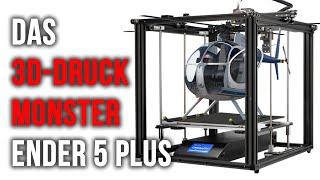 CREALITY ENDER 5 PLUS der Monster 3D Drucker Zusammenbau und erster Testdruck