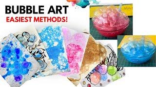 DIY Soap Bubble artHow To Do Bubble painting Bubble Painting BasicsBubble Artpart 1No skill art