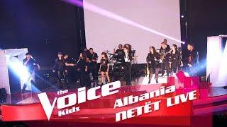 Team Gjoka - Kjo natë sa një jetë  Live Shows  The Voice Kids Albania 2018