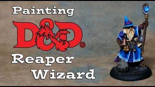 Painting a D&D Reaper Miniatures Wizard