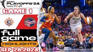 Indiana Fever VS Conecticut Sun FULL GAME HIGHLIGHTS  PLAY OFF Sep 28 2024 Women’s Basketball