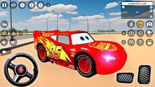 Şimşek Mcqueen Araba Oyunu  - McQueen Car Mod for Bus Simulator Indonesia #29 - Android Gameplay