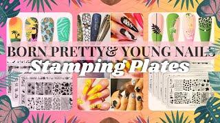 BORN PRETTY&YOUNG NAILS STAMPING PLATES