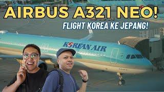 AIRBUS A321 NEO KOREAN AIR SEOUL TO FUKUOKA AKHIRNYA SAMPE JEPANG