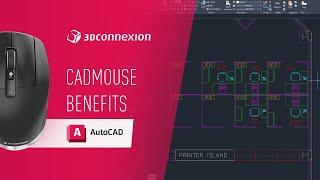 AutoCAD x 3Dconnexion - CadMouse benefits and features