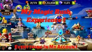 Magic Rush  Building A Strong Account  What To Buy & Everything In my account 