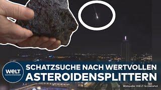 BRANDENBURG Asteroid-Einschlag  Schatzsuche nach dem Weltall-Gestein entbrannt