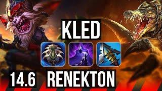 KLED vs RENEKTON TOP  Rank 2 Kled 6 solo kills 15312 Godlike  KR Grandmaster  14.6