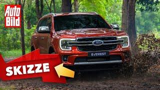 Ford Everest 2022  Dieses Ranger-SUV hätten wir auch gerne - Kommt es von VW? Skizze