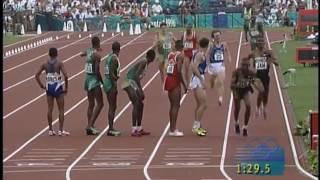 1996 Olympic Games   Mauritius 4x400 HEATS